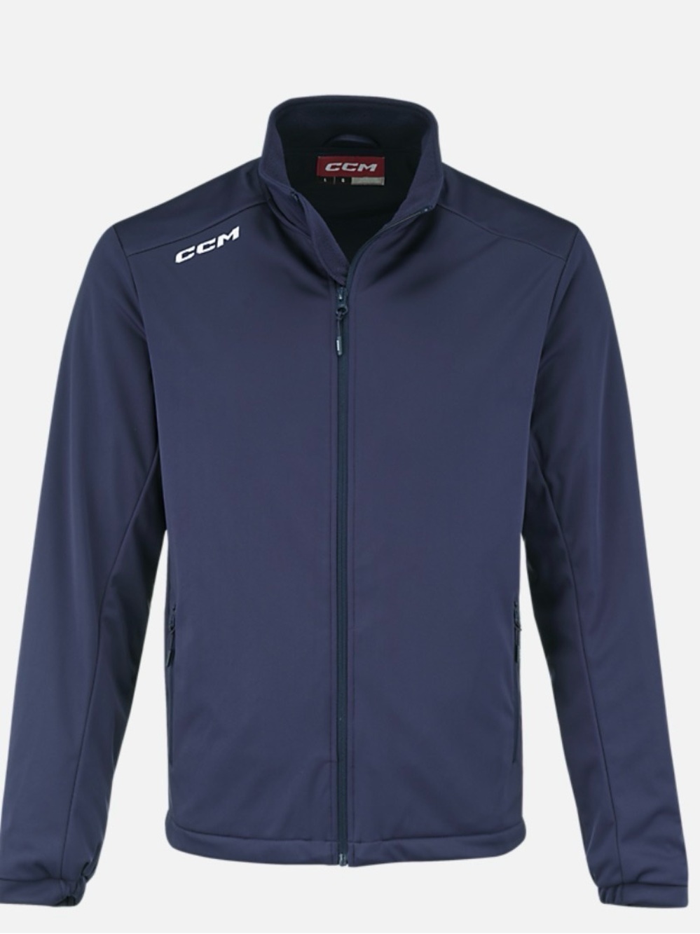 CCM Men's Mid-Weight Navy Jacket Size medium Renfrew Wolves Jr. CCHL Ontario
